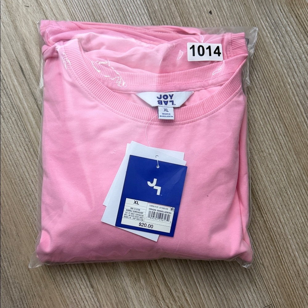 JoyLab Women's Washed Jersey Long Sleeve Top, All Sizes - Light Pink - Picture 11 of 13